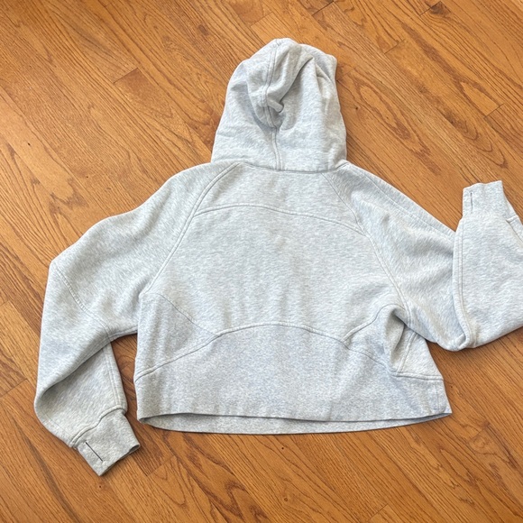 lululemon 1/2 zip scuba Gray Hoodie - Picture 3 of 3